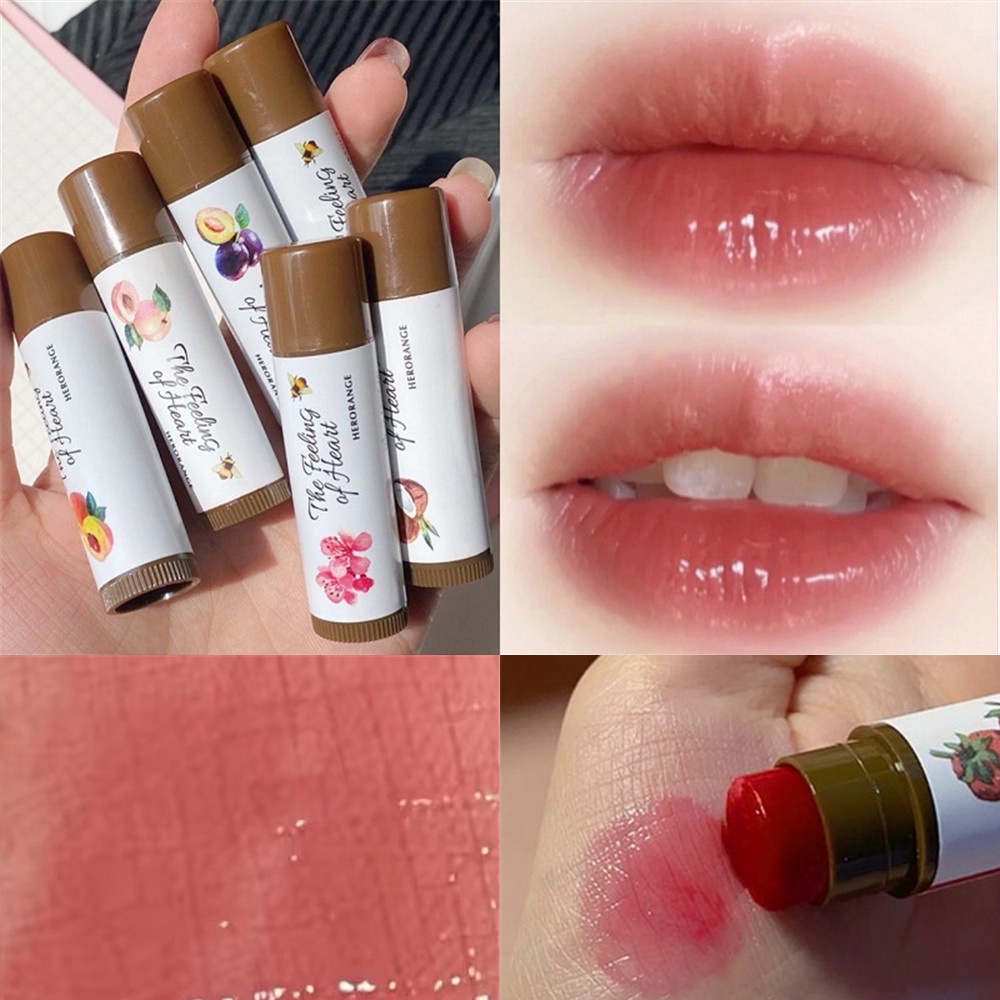 [Hàng mới về] Son môi dưỡng ẩm thay đổi màu sắc theo nhiệt độ với 6 màu tùy chọn