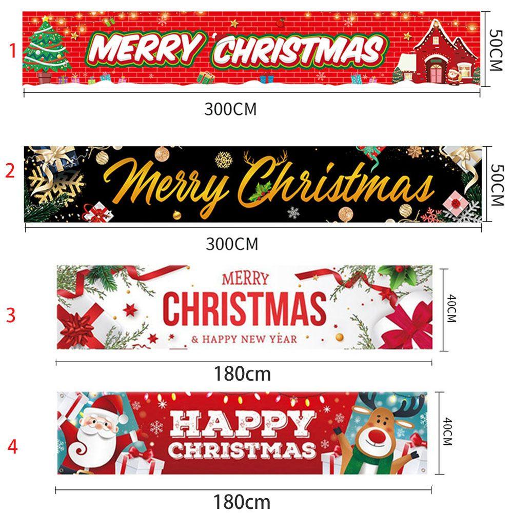 NICKOLAS Cờ Treo Trang Trí Giáng Sinh Năm Mới Bằng Vải Oxford