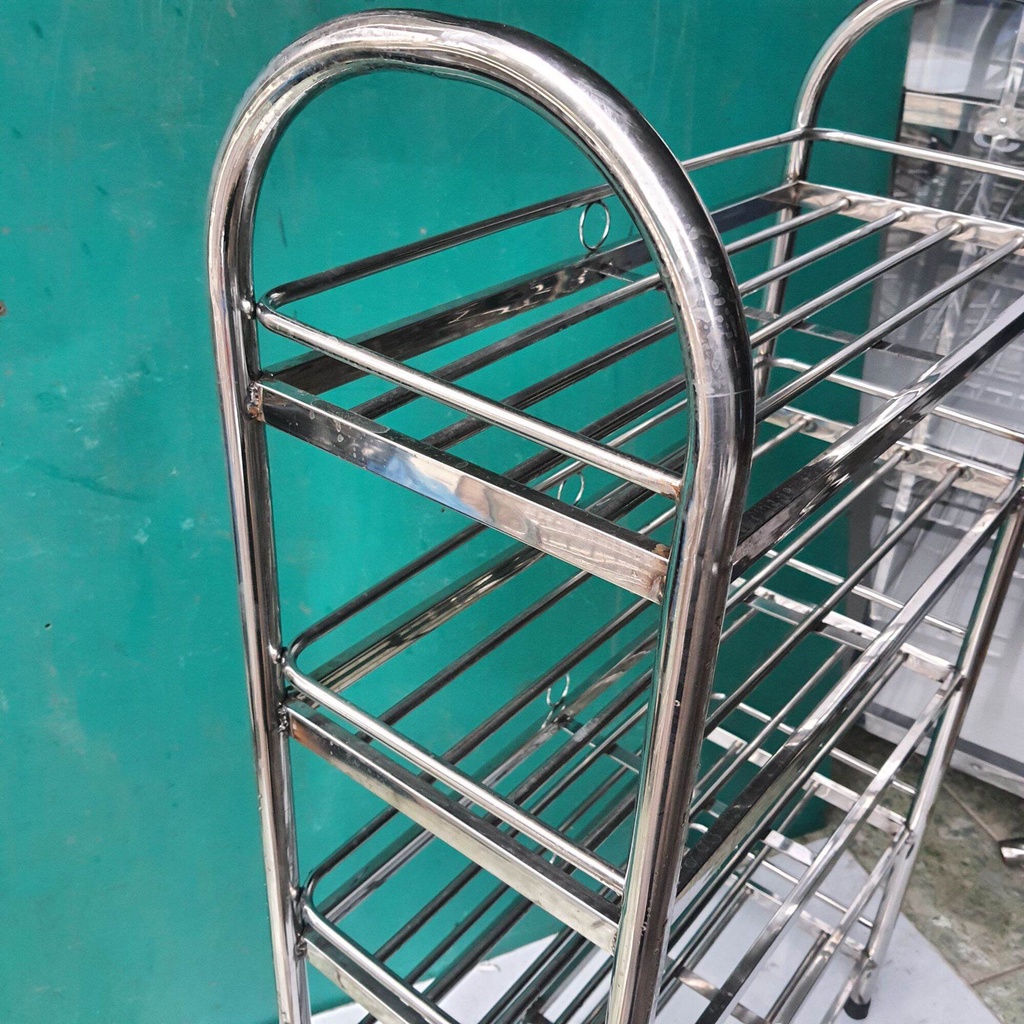 Kệ inox để giày dép nhiều tầng kích thướt 25cmx60cm loại tốt