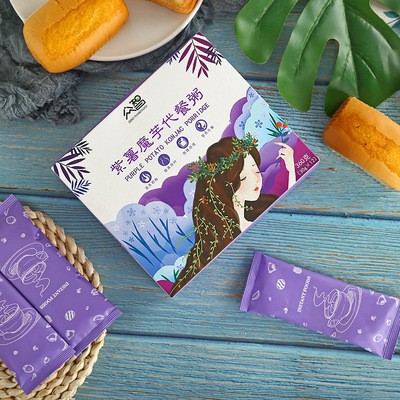 {Sẵn} 360gr Bột củ sen yến mạch khoai lang tím