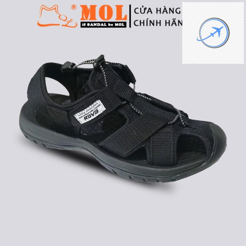 🤶 Giày sandal nam bít mũi quai dù có quai hậu cố định thích hợp mang dã ngoại đi phượt du lịch hiệu Rova RV626B 🤶