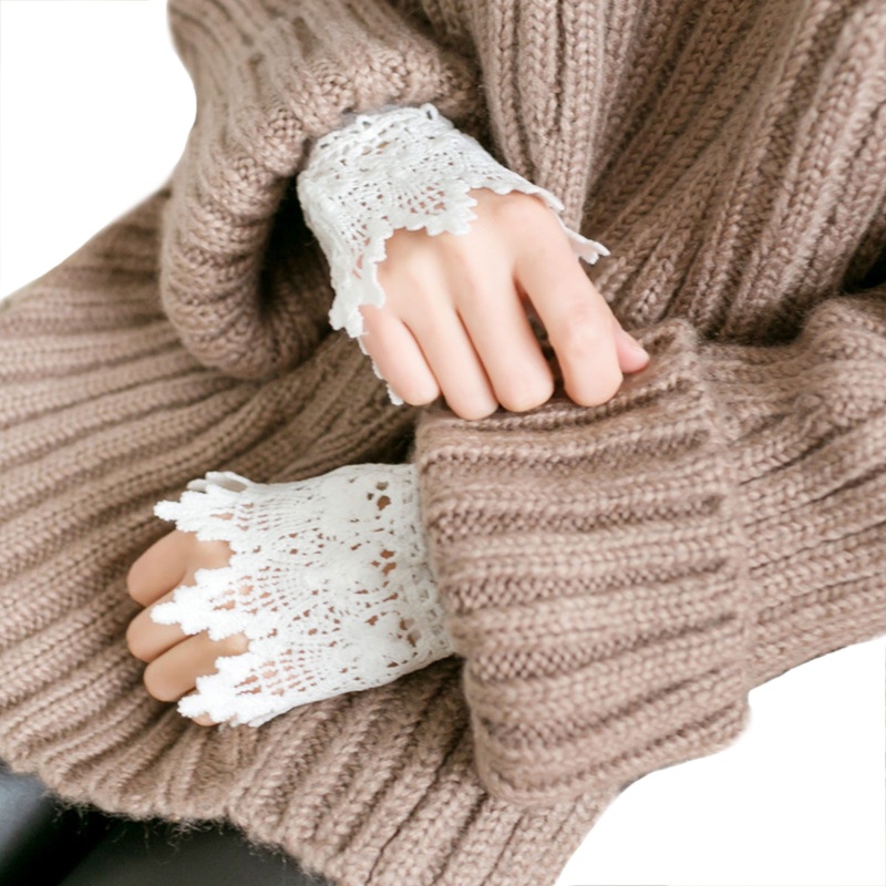 Vòng Đeo Tay Giả Ren Phong Cách Cổ Điển Thanh Lịch Dành Cho Nữ