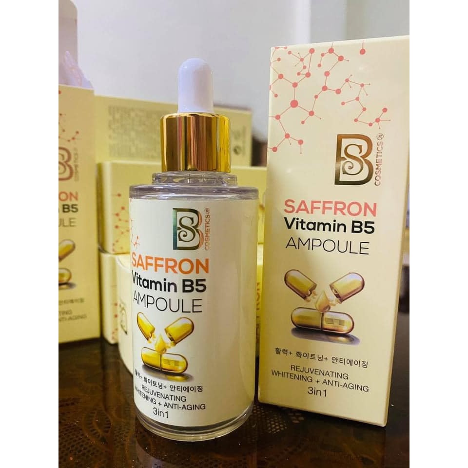 [CHÍNH HÃNG] Serum Saffron Vitamin B5 Chính Hãng, Công Dụng 3 In 1, Trẻ Hoá, Dưỡng Da, Ngăn Ngừa Lão Hoá | BigBuy360 - bigbuy360.vn