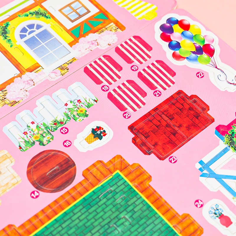 Mô Hình Đồ Chơi Lắp Ráp 3D Giáo Dục Sớm Cho Bé Diy