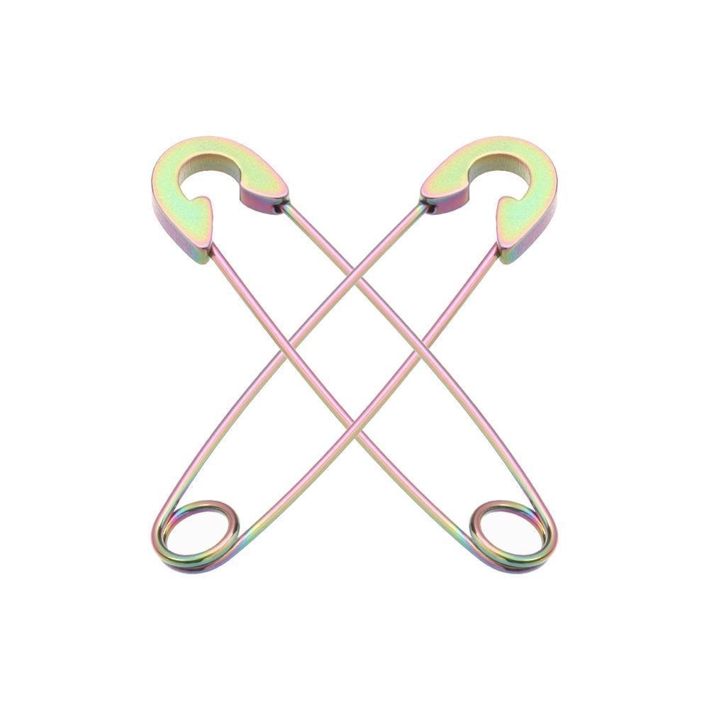 Khuyên Tai Hình Ghim Cài Sáng Tạo Phong Cách Punk Thời Trang