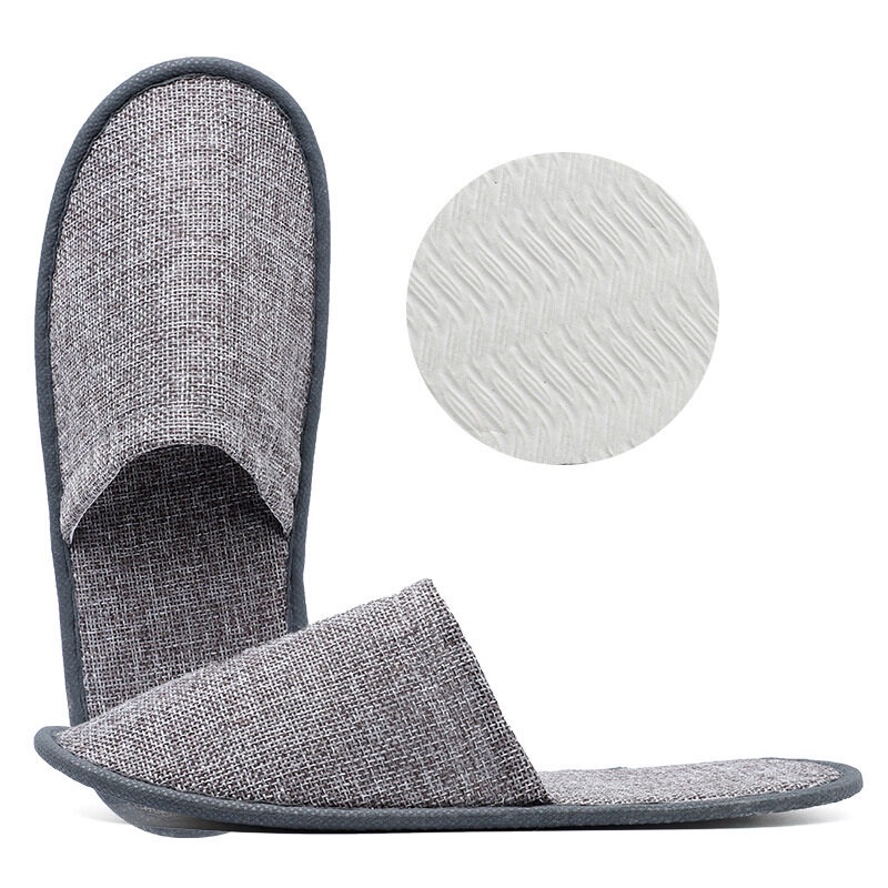 Dép Đi Trong Nhà Chất Liệu Cotton Lanh Thoáng Khí Thiết Kế Mới Cao Cấp Thời Trang