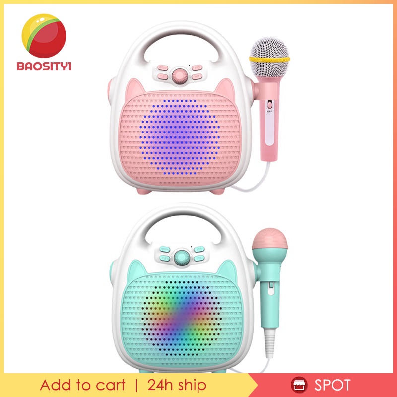 [Baosity1] Loa Bluetooth Hát Karaoke Với 1 Micro Đồ Chơi Di Động Thích Hợp Làm Quà Tặng Sinh Nhật / Lễ