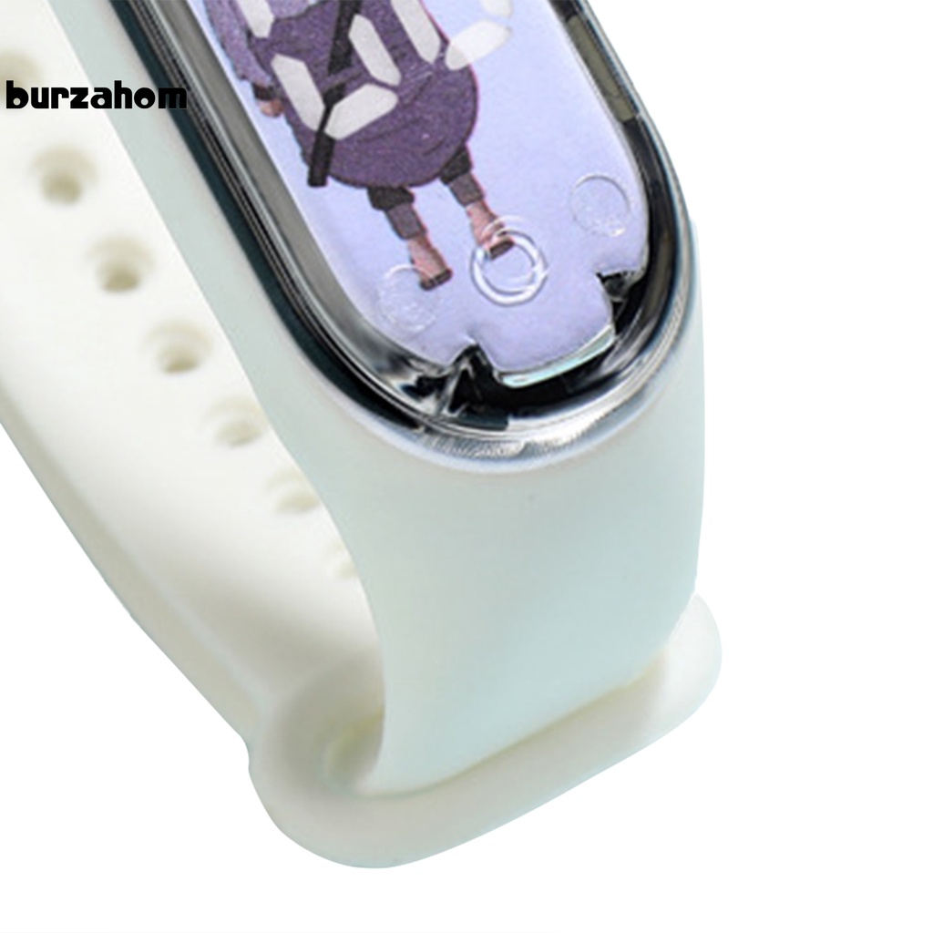 Đồng hồ kỹ thuật số điện tử màn hình LED trang trí hình hoạt hình dễ thương dành cho học sinh