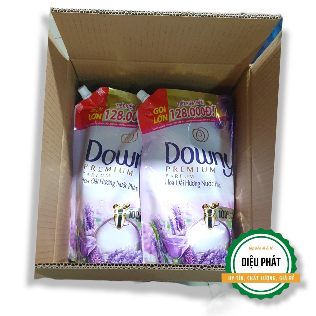 ⚡️ Nước Xả Vải Downy Tinh Dầu Thiên Nhiên Hương Hoa Oải Hương Túi 2.2 Lít