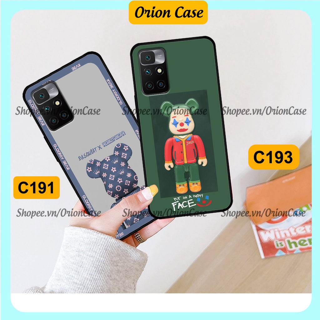 Ốp lưng Xiaomi Redmi 10 in hình bearbrick 3D thời trang, cá tính. ốp chống sốc, bền đẹp