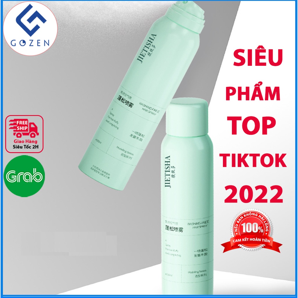 Dầu gội đầu khô tóc dạng xịt 150ml, dầu gội dưỡng tóc khô xơ rối vào nếp suôn mượt suốt 8 giờ tại GozenMall