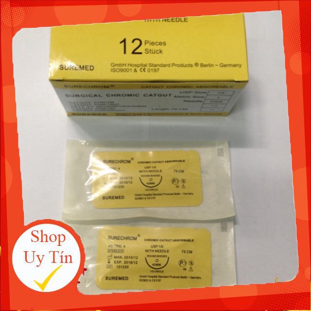 CHỈ TỰ TIÊU CATGUT 1/0