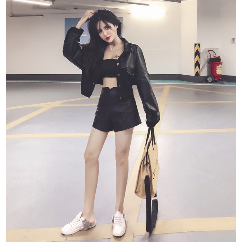Ulzzang ( 얼짱) - ÁO KHOÁC DA NỮ CỰC XINH (CHẤT BAO ĐẸP)