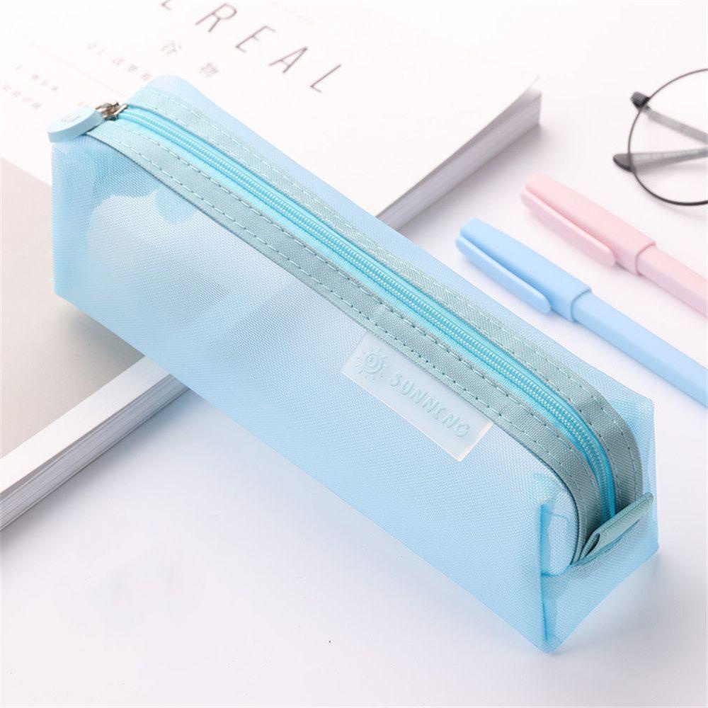 Túi Lưới Đựng Bút Trong Suốt Sức Chứa Lớn Tiện Dụng Cho Học Sinh