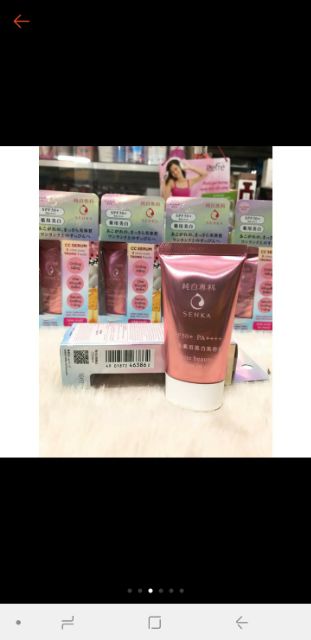 (SX Nhật Bản) Kem Nền Chống Nắng CC SENKA WHITE BEAUTY SERUM IN CC 40G | BigBuy360 - bigbuy360.vn
