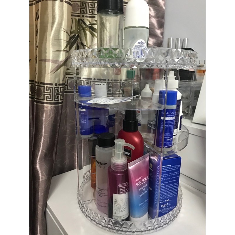 KỆ MỸ PHẨM TRỤ XOAY 360 ĐỘ TIỆN DỤNG (KHO BÁN BUÔN) | BigBuy360 - bigbuy360.vn