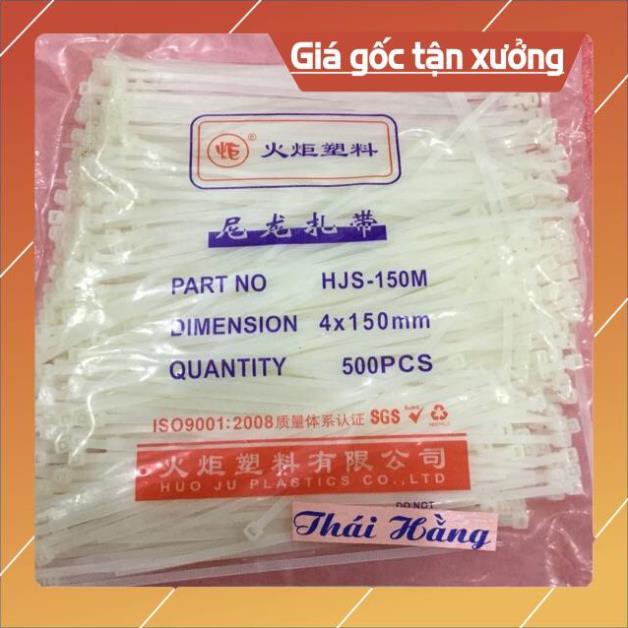 . Dây thít 4 x150 mm/500 chiếc .