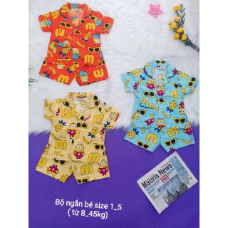 Bộ bijama cho bé size 8-45kg