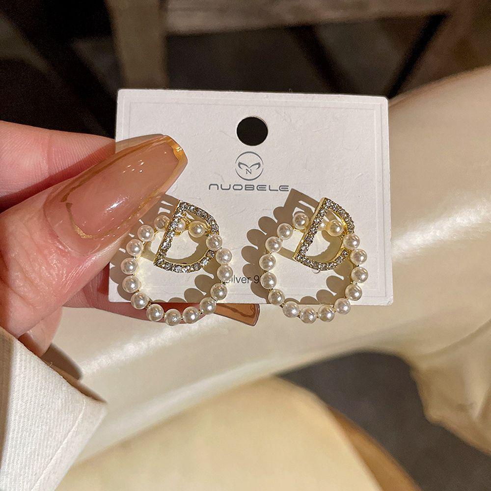 Mxgoods Khuyên Tai Lủng Lẳng Mặt Chữ D Hợp Thời Trang Cho NữKhuyên Tai Dáng Dài Hình Giọt Nước Thời Trang