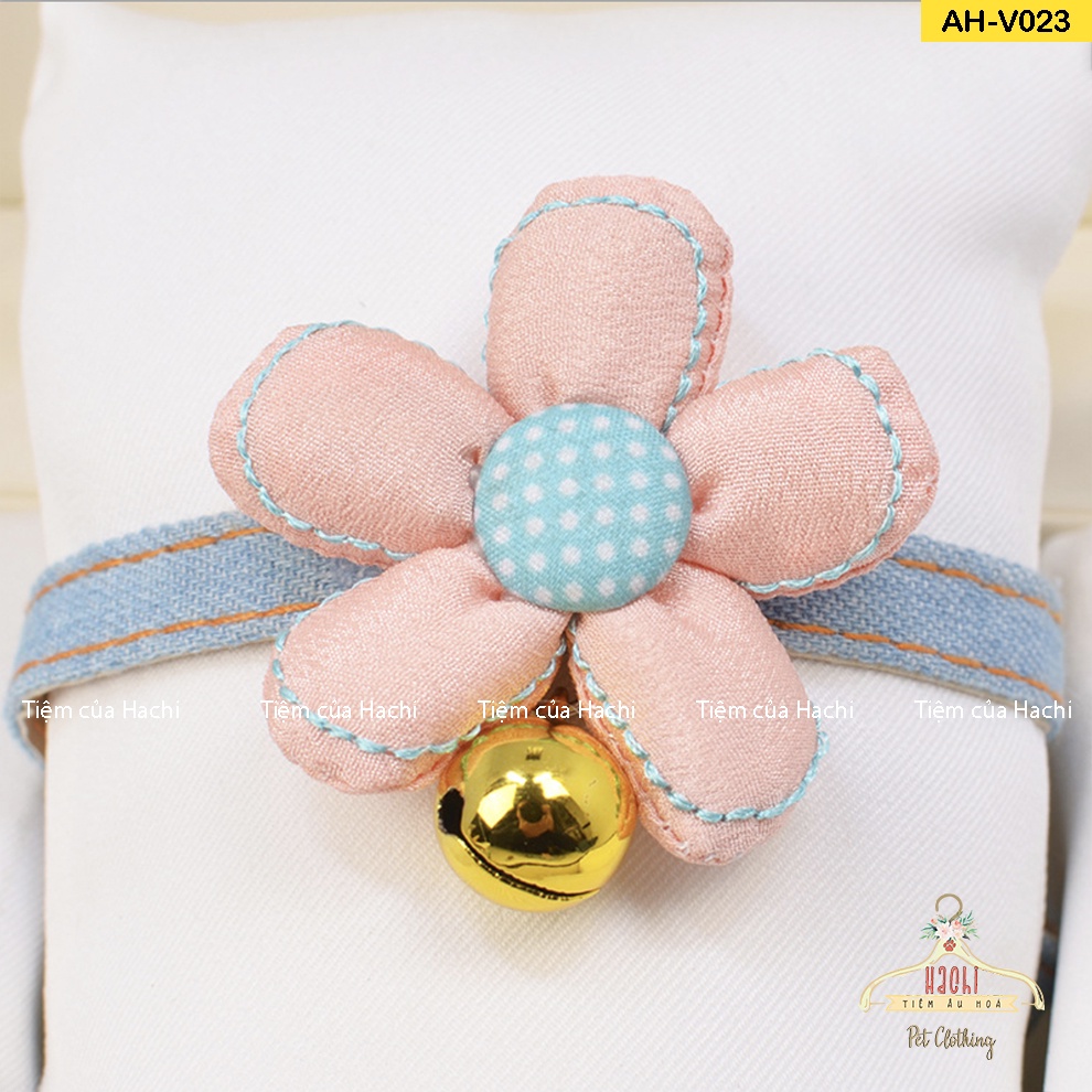 Vòng cổ bông hoa cho thú cưng