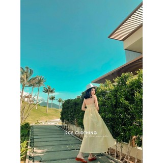 ĐẦM MAXI TRƠN HAI DÂY (KÈM VIDEO HÌNH THẬT)
