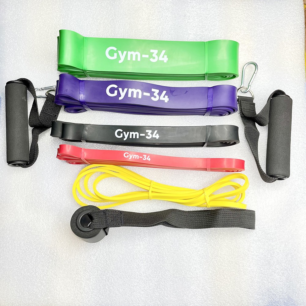 Dây kháng lực tập gym Power Band, Dây Powerband tập mông toàn thân hỗ trợ lên xà Heria Store