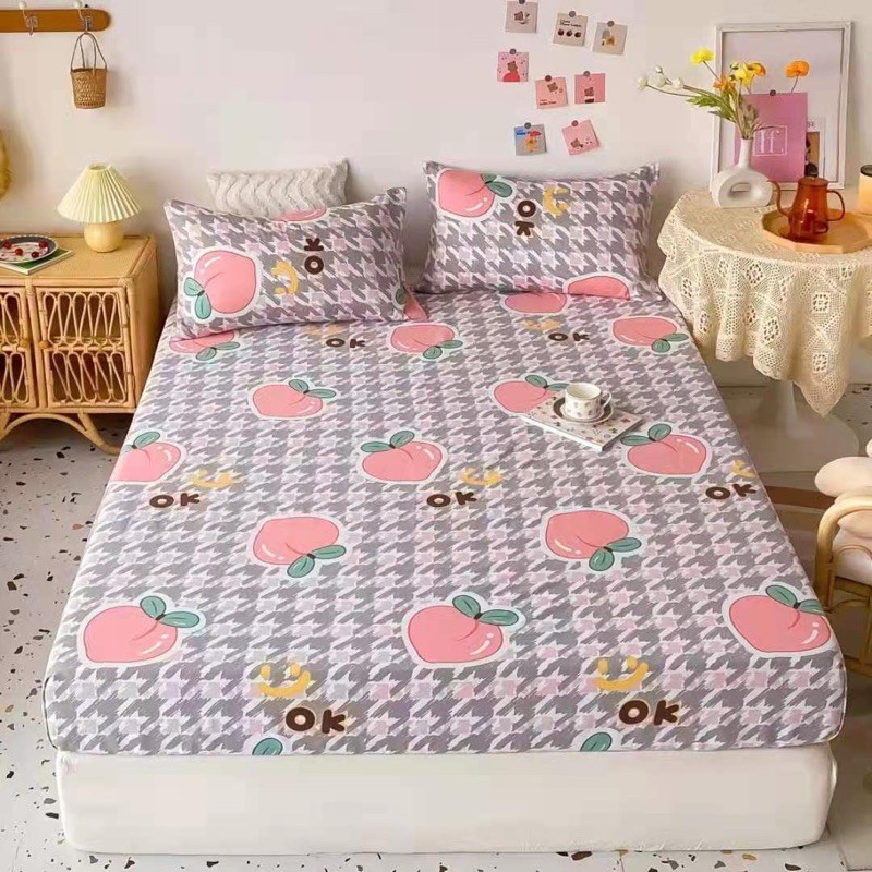 SET GA GỐI COTTON NHẬT CHẤT CỰC MÁT- MÀU CỰC XINH