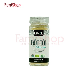 Bột tỏi hữu cơ DACE 65g