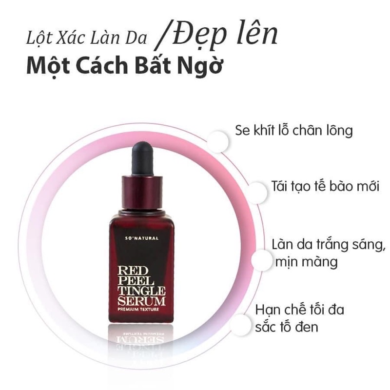 [CHÍNH HÃNG] TINH CHẤT REDPEEL PREMIUM CHÍNH HÃNG SO NATURAL HÀN QUỐC 20ml DÀNH CHO DA CHÂU Á. | BigBuy360 - bigbuy360.vn