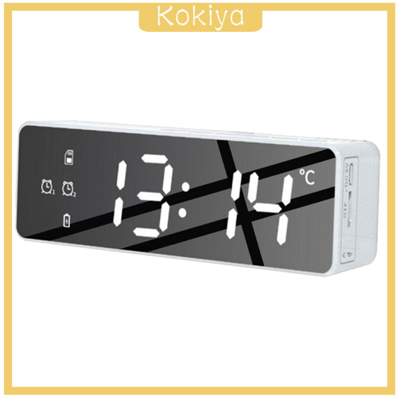 [KOKIYA]Bluetooth Speaker Large Display with Timer USB TF Card Desktop Bedside