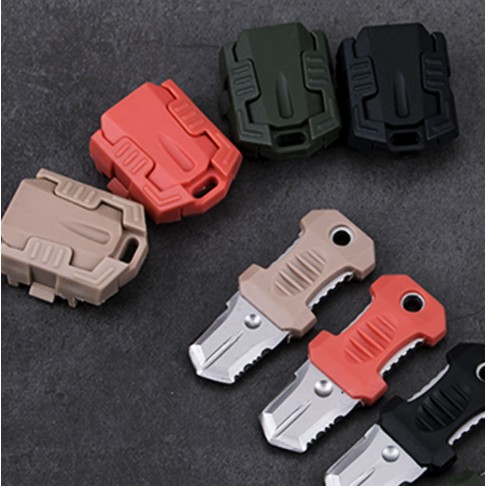 Dao Căt EDC - Thép Không Gỉ - Võ Nhựa Chắc Chắn - Có Thể Tách Tháo Võ