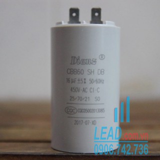 Tụ điện Dianz CBB60 16uF/450VAC