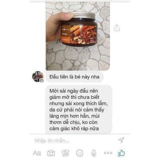 TẨY DA CHẾT Cafe QUẾ HỒI
