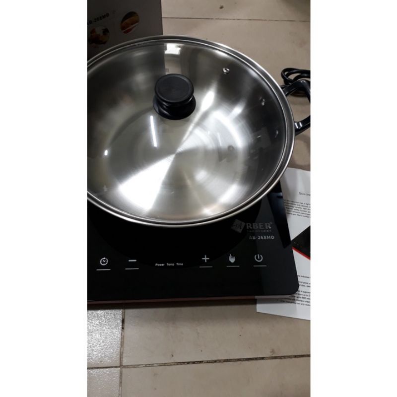 Bếp từ đơn Cao cấp Arber 268MD tặng kèm nồi lẩu inox bảo hành 12 tháng