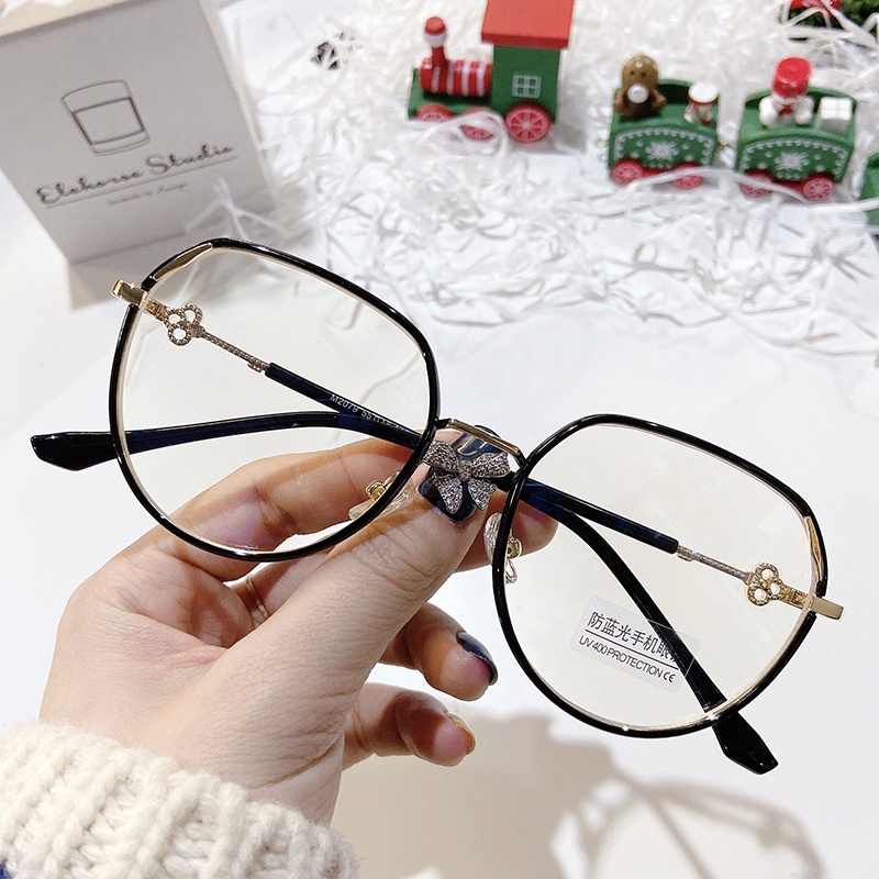 Kính Mát Thời Trang Chống Ánh Sáng Xanh Phong Cách Cổ Điển Cho Nam Và Nữjz2079