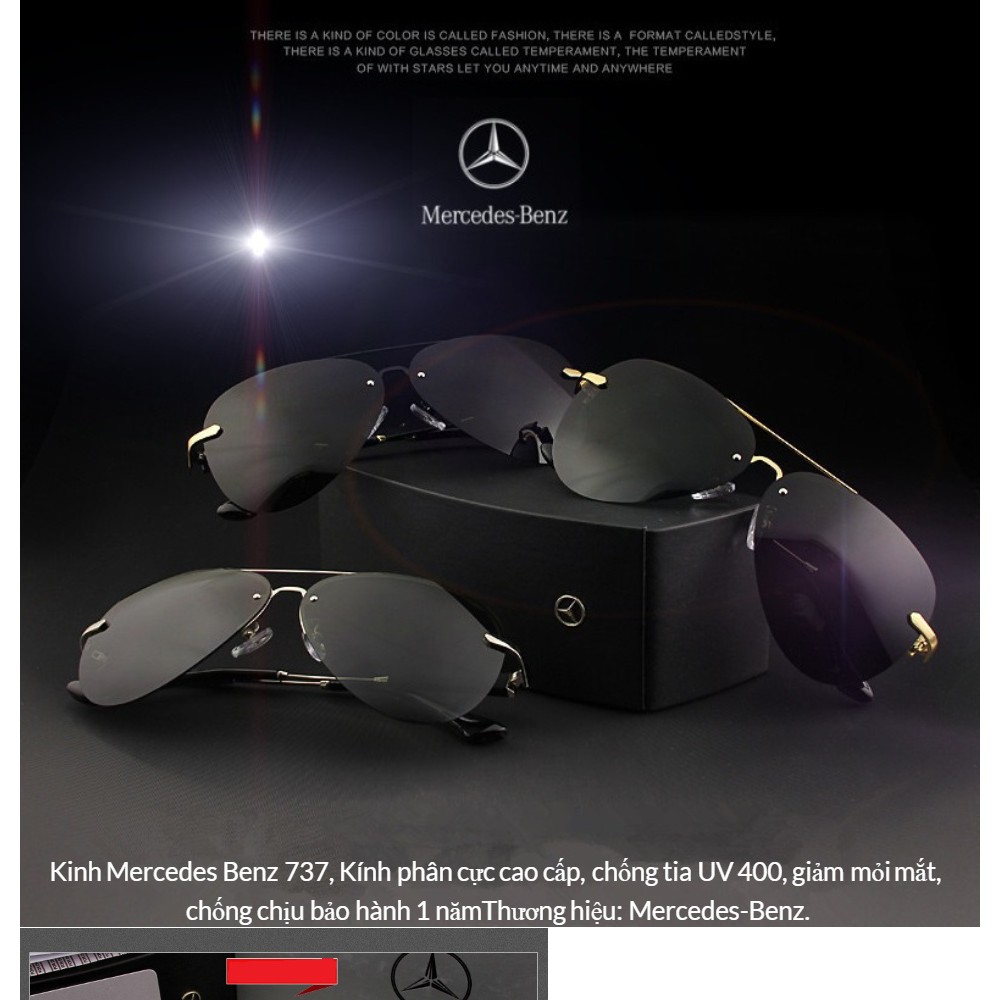 Kinh mắt Nam MB 737,  Kính phân cực cao cấp, chống tia UV 400, giảm mỏi mắt, chống chịu. | BigBuy360 - bigbuy360.vn