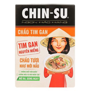 E - Cháo Tươi Chinsu Tim Gan Hộp 300G