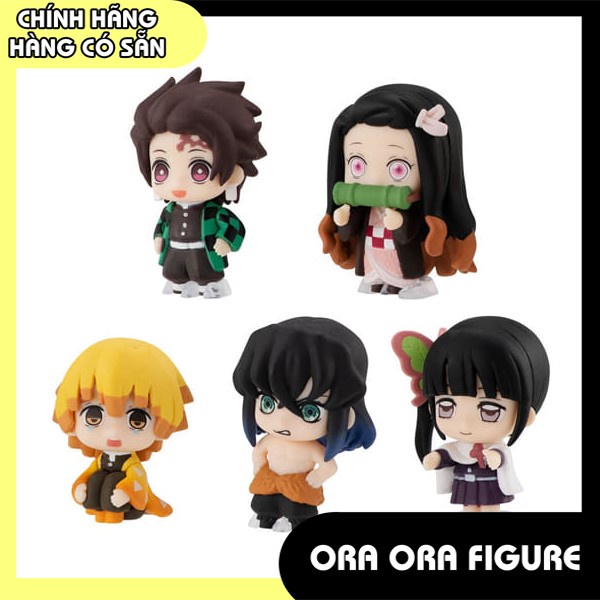 [ Ora Ora ] [ Hàng Có Sẵn ] Mô Hình Chibi Gashapon Kimetsu No Yaiba Thanh Gươm Diệt Quỷ