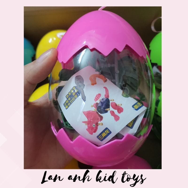 Trứng Lắp Ráp Khủng Long Loại To