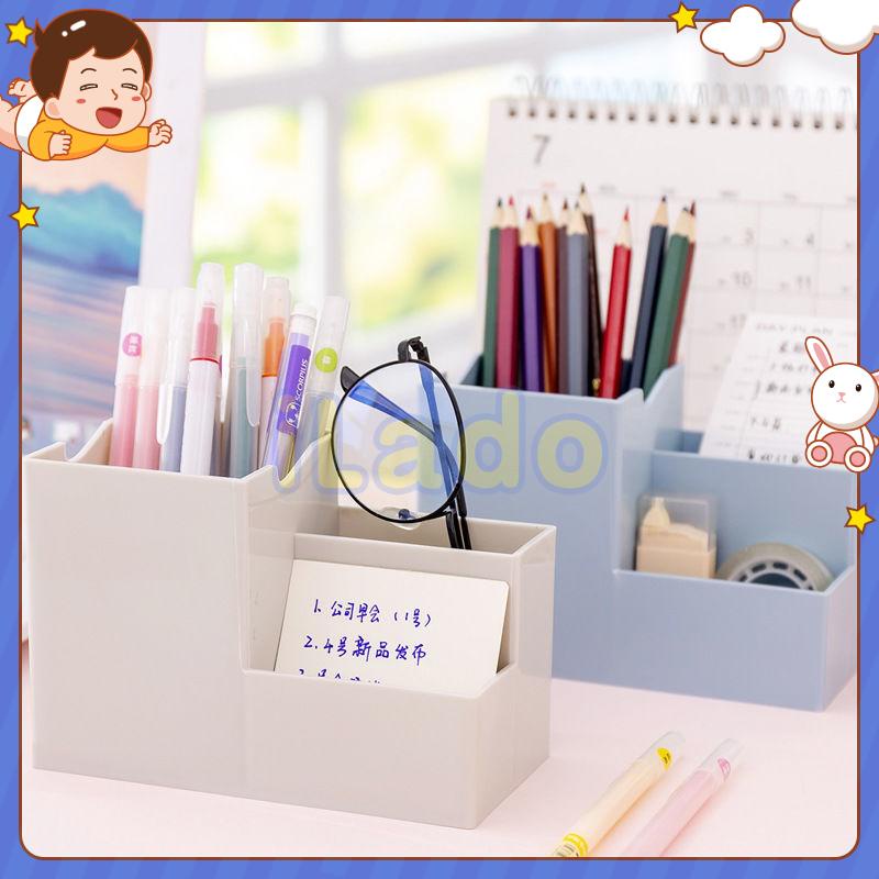 ⭐ iLado ⭐ Hộp bút trong Ống đựng bút thùng đựng hàng hộp văn phòng phẩm Đa chức năng hộp đựng bút trong s hộp bút trong kệ văn phòng phẩm để bàn kệ đựng văn phòng phẩm hộp nhựa đựng giá đỡ điện thoại di động