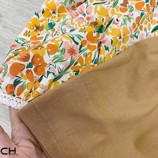 Set áo peplum hoa cực xinh