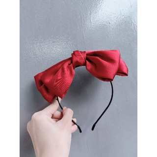 Cài tóc nơ lụa bản to