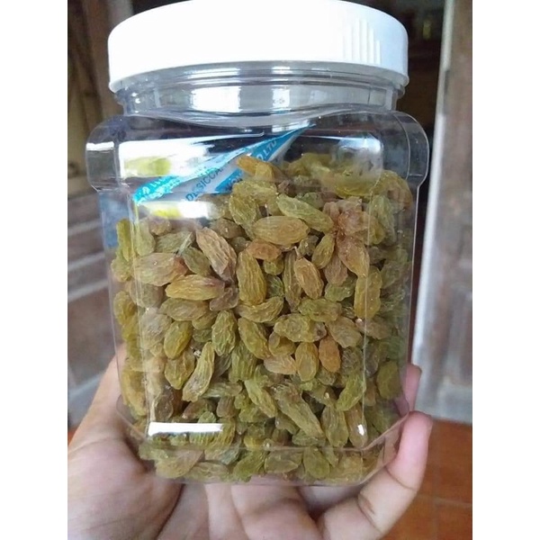 1 kg Nho khô xanh không hạt Ninh Thuận sấy khô chua chua ngọt ngọt dẻo ngon
