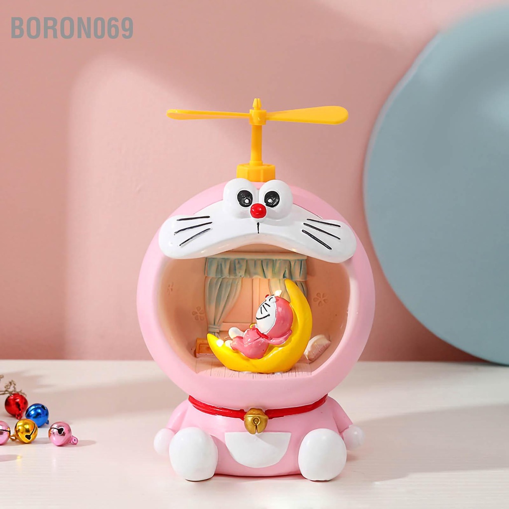 Con heo đất Đèn ngủ nhựa tổng hợp Tiền xu Tiết kiệm tiền dễ thương cho trẻ em Quà tặng Boron069