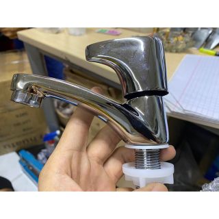 Vòi Labo Một Đường Lạnh Xi Mạ Niken