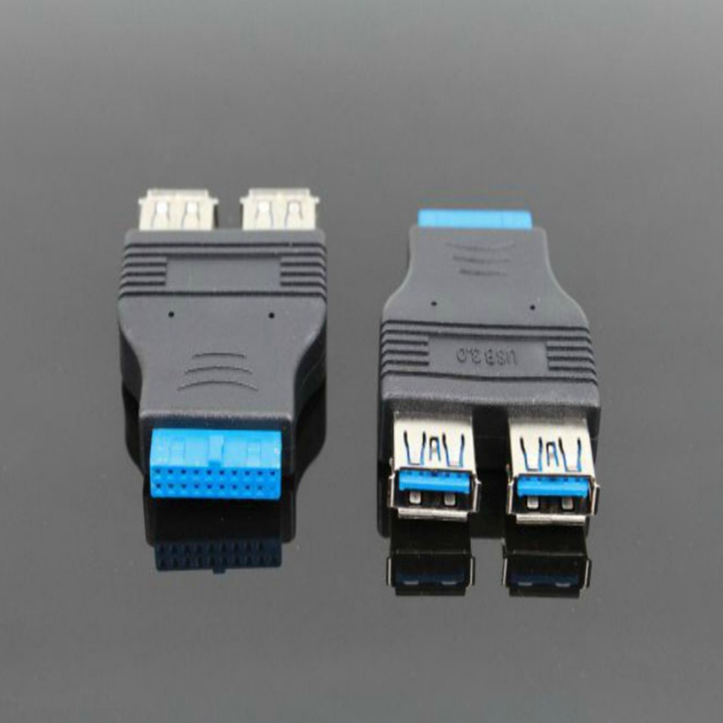 Bo Mạch Chủ USB 3 0 Loại A Female Adapter 20 Pin Sang 2 Cổng