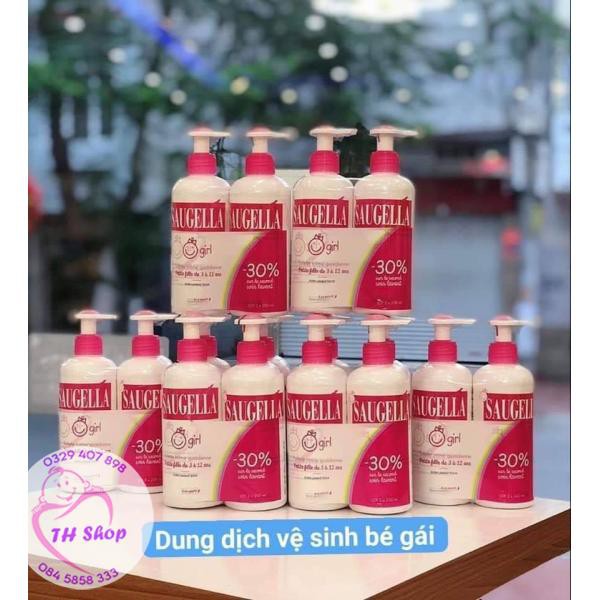 Dung Dịch Vệ Sinh Bé Gái Saugella Girl 200ml Pháp, Saugela