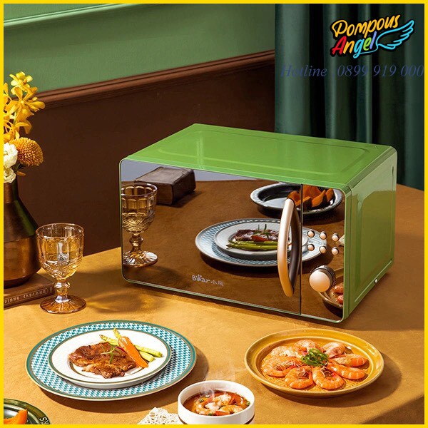 Lò vi sóng 700W BEAR WBL-A20H1 20L màu xanh lá chính hãng , bảo hành 12 tháng , lỗi đổi mới trong 7ngày