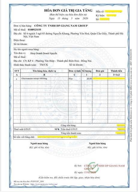 Viên Uống Hỗ Trợ Xương Khớp GLUCOSAMINE EXTRACT  6800mg - Hộp 100 viên- Nhập Khẩu MỸ