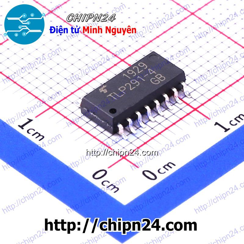 [1 CON] IC TLP291-4GB SOP-16 (SMD Dán) (TLP291-4 TLP291)